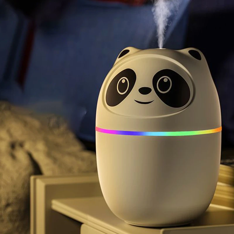 Air Humidifier Night Light Aromatherapy 250ML Diffuser Ultrasonic Cute Panda Mist Maker Fogger Humidifiers Table Atmosphere Lamp
Air Humidifier Night Light Aromatherapy 250ML Diffuser Ultrasonic Cute Panda Mist Maker Fogger Humidifiers Table Atmosphere Lamp