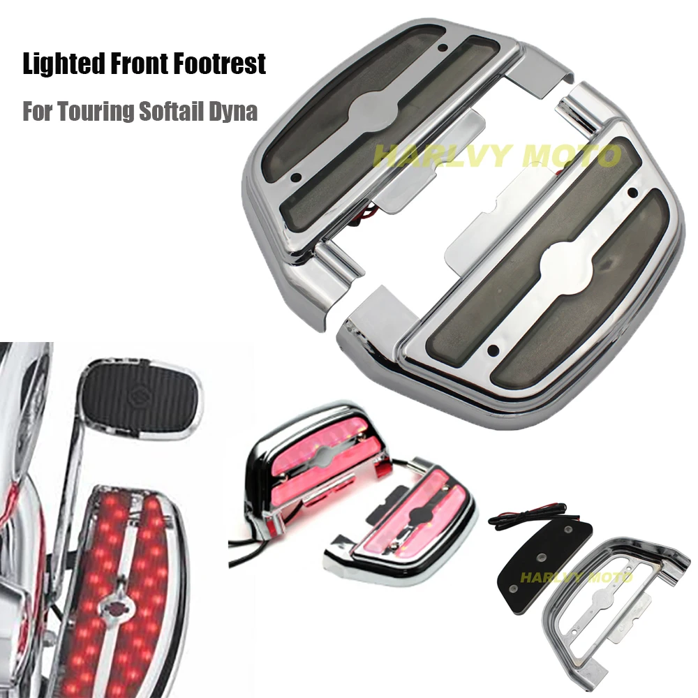 Motorcycle Lighted Passenger Footrest Floorboard Cover Kit For Touring Softail Dyna 
Motorcycle Lighted Passenger Footrest Floorboard Cover Kit For Touring Softail Dyna