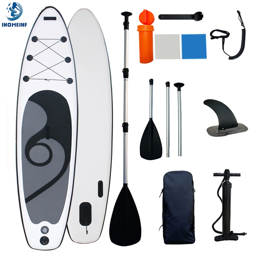 Rigid & Durable PVC Water Sport Surfing Surfboard Set 305*76*15cm Inflatable SUP Paddle Board Stand UP Surfing with Accessories
Rigid & Durable PVC Water Sport Surfing Surfboard Set 305*76*15cm Inflatable SUP Paddle Board Stand UP Surfing with Accessories