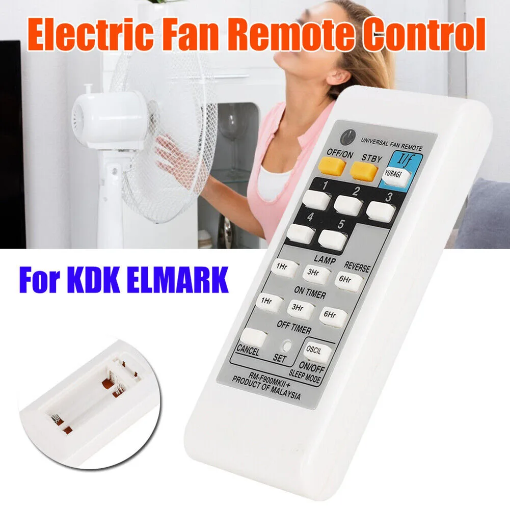 Universal Electric Fan Remote Control For KDK ELMARK ABS Durable Remote Control Replacement Wear-resistant White
Universal Electric Fan Remote Control For KDK ELMARK ABS Durable Remote Control Replacement Wear-resistant White