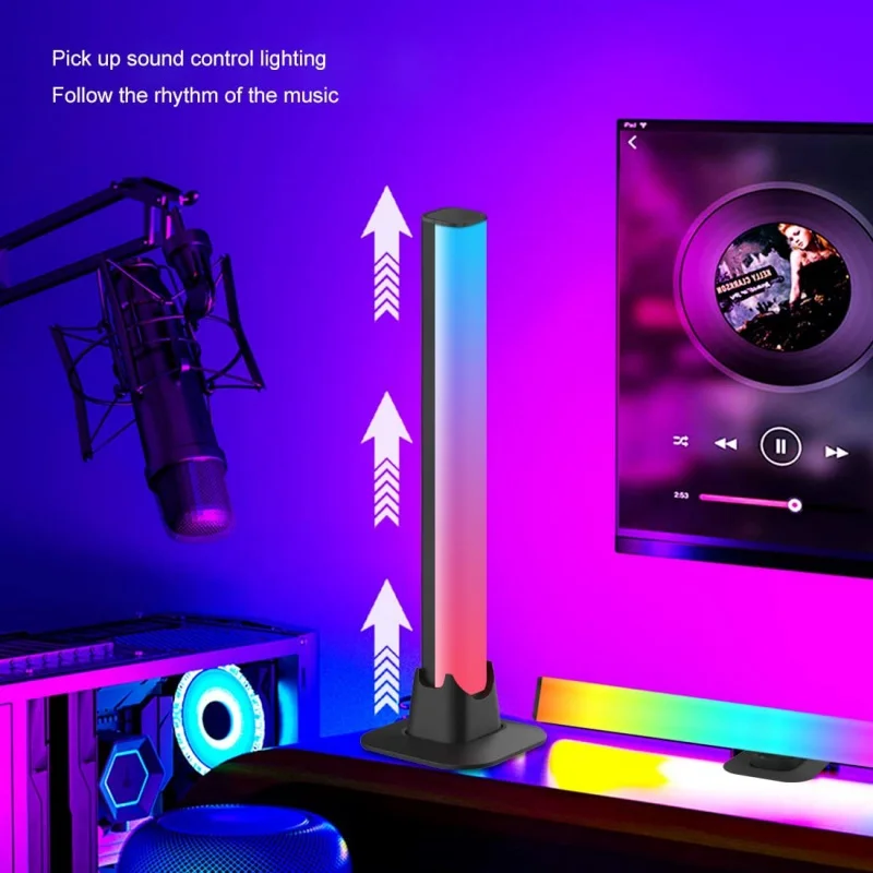 Умная светодиодная RGB-подсветка, лампа для украшения игровой ТВ-комнаты, с управлением через приложение Bluetooth
Умная светодиодная RGB-подсветка, лампа для украшения игровой ТВ-комнаты, с управлением через приложение Bluetooth