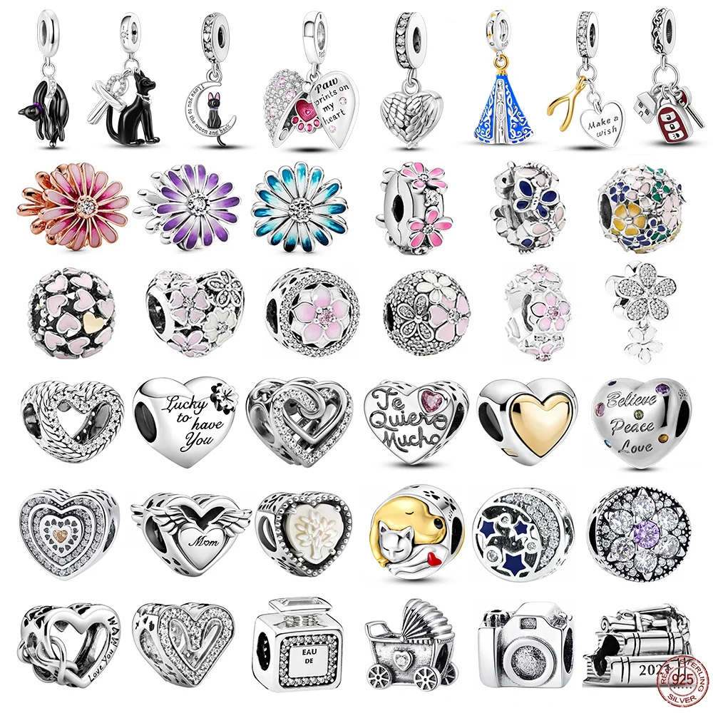 925 Sterling Silver Multiple Series Beads pendant Fit 925 Original charms Beads Bangles Making Jewelry for Women DIY
925 Sterling Silver Multiple Series Beads pendant Fit 925 Original charms Beads Bangles Making Jewelry for Women DIY
