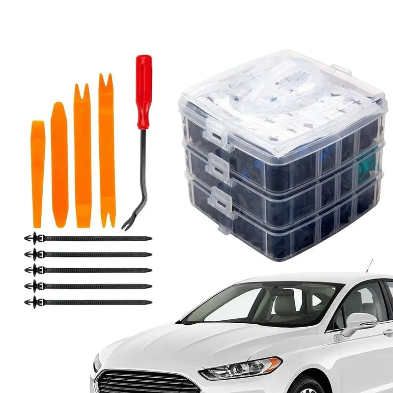Car Repairing Tool 635-Pieces Bumper Panel Rivets Assortments With Storage Box Bumper Vehicles Panel Clips Auto Push Pin Set For
Car Repairing Tool 635-Pieces Bumper Panel Rivets Assortments With Storage Box Bumper Vehicles Panel Clips Auto Push Pin Set For