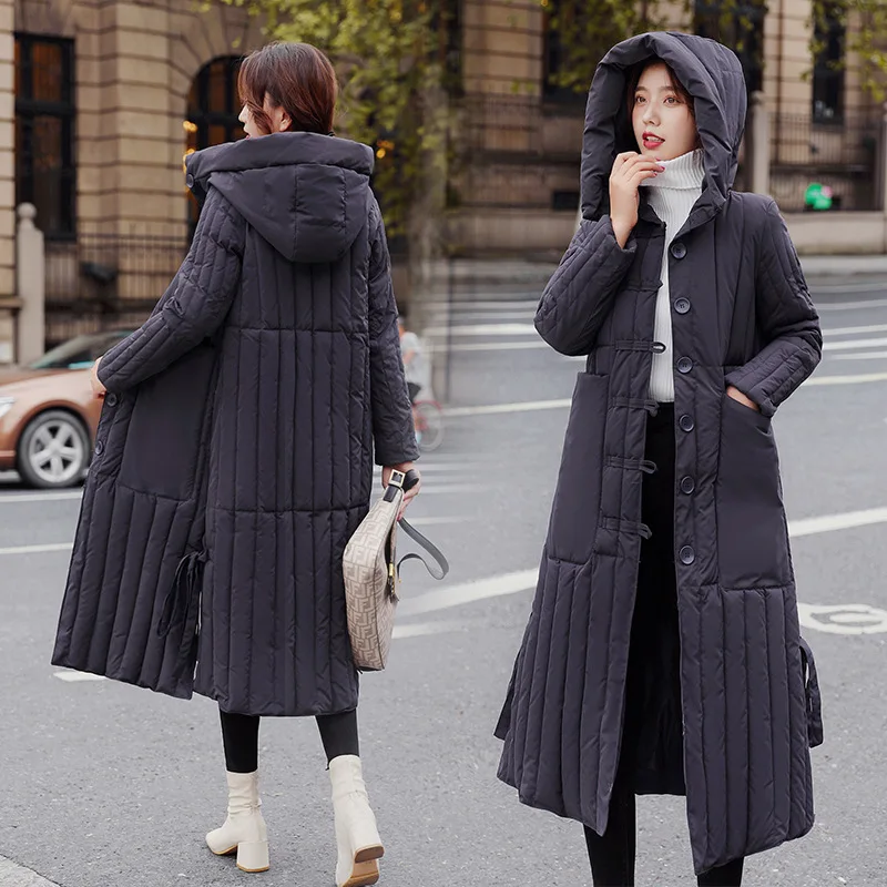 Winter Women's Coat Long Loose Oversize Plus 3XL Jacket Female Hooded Padded Clothing Big Pocket Parkas Thicken Quality Blouse
Winter Women's Coat Long Loose Oversize Plus 3XL Jacket Female Hooded Padded Clothing Big Pocket Parkas Thicken Quality Blouse