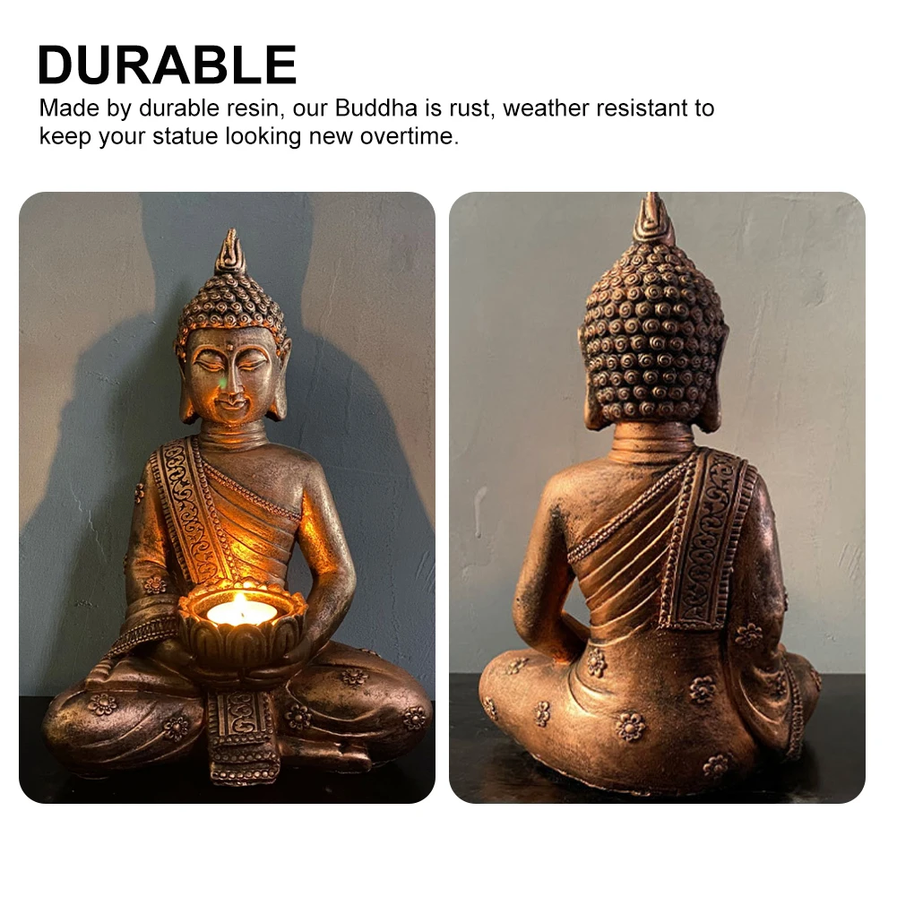 Living Room Porch Home Decor Garden Candle Bathroom Desktop Tealight Holder Resin Meditating Buddha Spa Craft Patio
Living Room Porch Home Decor Garden Candle Bathroom Desktop Tealight Holder Resin Meditating Buddha Spa Craft Patio