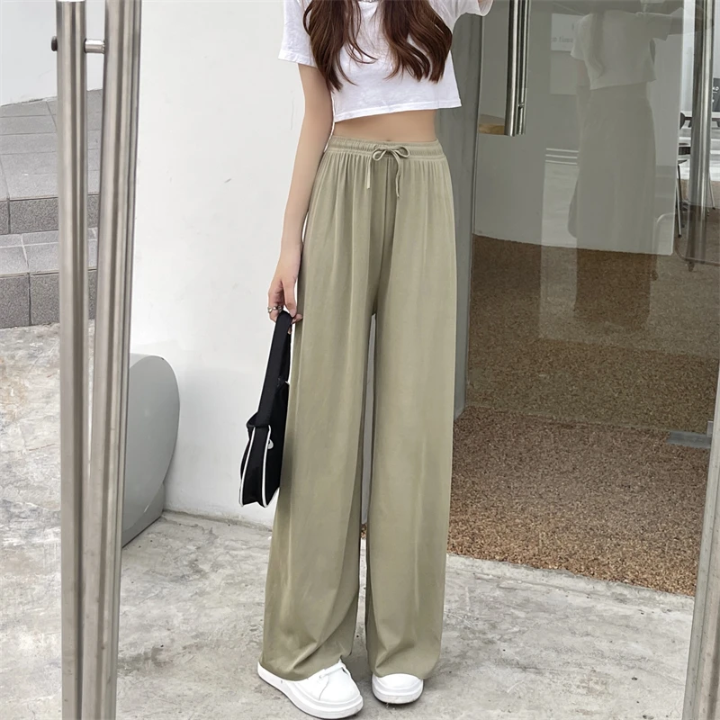 Women's New Korean Version Wide Leg Pants Women's Drape High Waist Loose Straight Solid Color Casual Mopping Pants Women
Women's New Korean Version Wide Leg Pants Women's Drape High Waist Loose Straight Solid Color Casual Mopping Pants Women