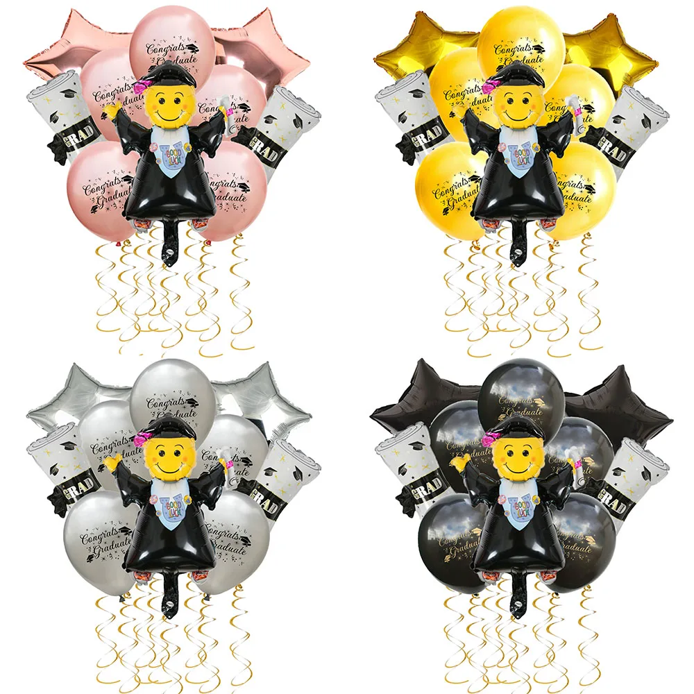 11pcs Foil Balloons Set Graduation 2022 Congratulations Graduation Party Decoration Happy Birthday Balloons Air Wedding Favors
11pcs Foil Balloons Set Graduation 2022 Congratulations Graduation Party Decoration Happy Birthday Balloons Air Wedding Favors
