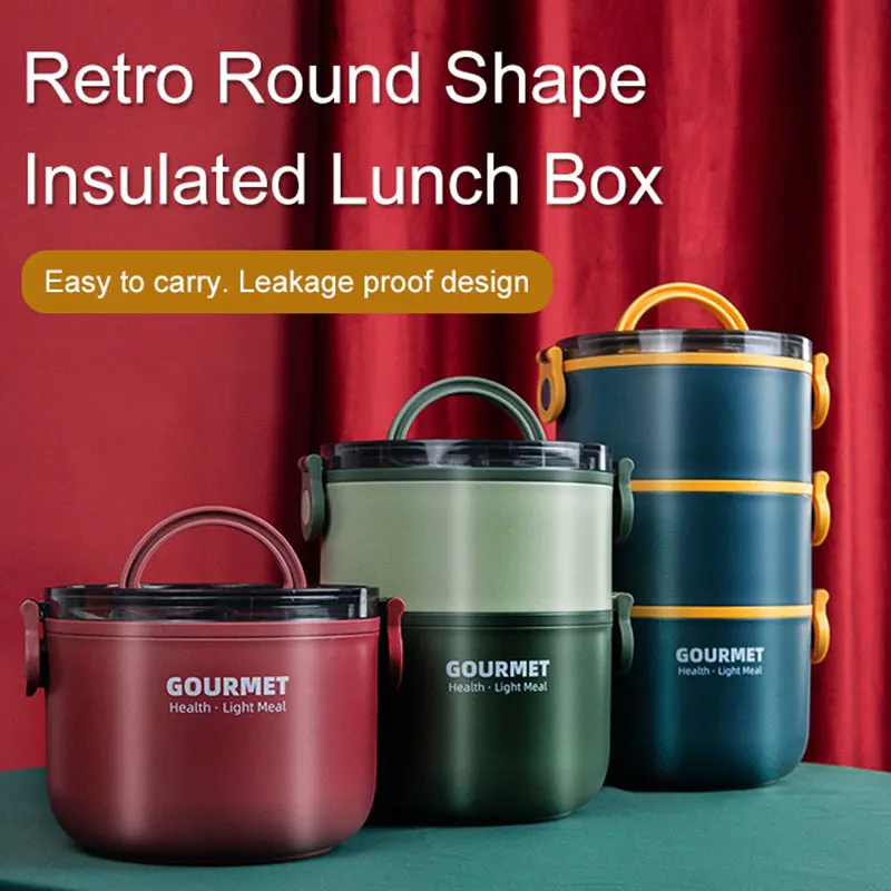 304 Stainless Steel Food Thermos Leak-Proof Hot Food Thermo Bottle Nordic Insulation Lunch Box Student Reheatable Bento Box
304 Stainless Steel Food Thermos Leak-Proof Hot Food Thermo Bottle Nordic Insulation Lunch Box Student Reheatable Bento Box