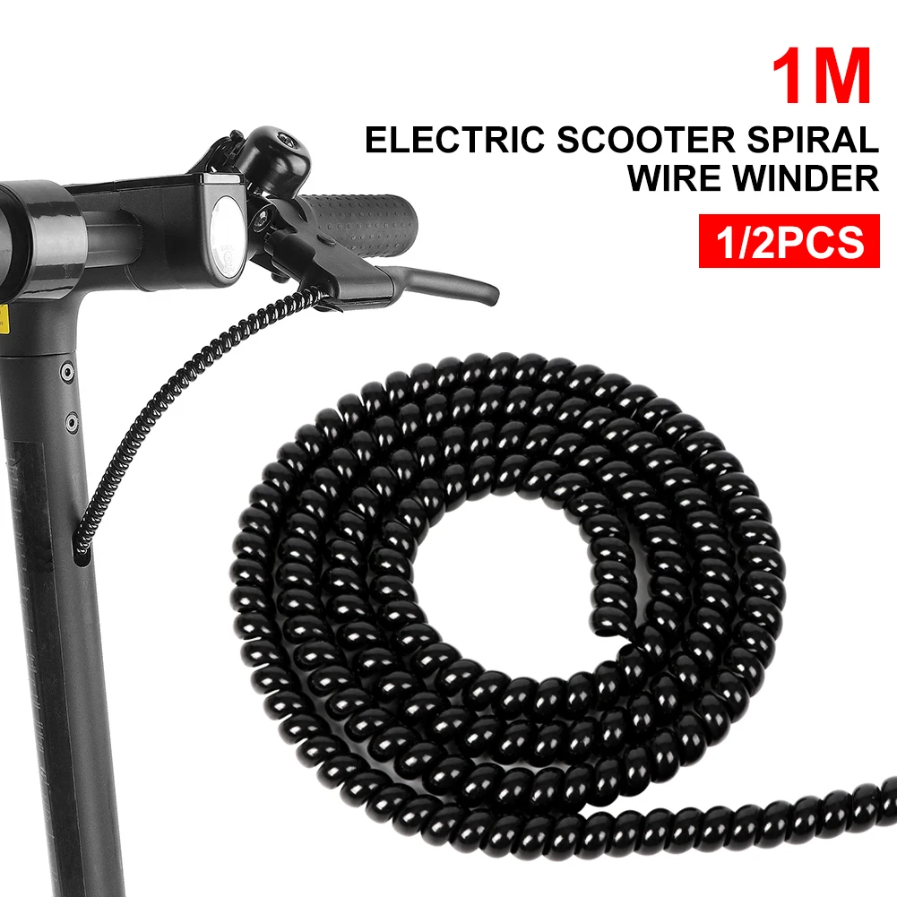 1/2pcs Black TPU Spiral Cable Wrap Wire Protector Cable Management Sleeve Wire Winder Organizer For Bicycles Electric Scooters
1/2pcs Black TPU Spiral Cable Wrap Wire Protector Cable Management Sleeve Wire Winder Organizer For Bicycles Electric Scooters
