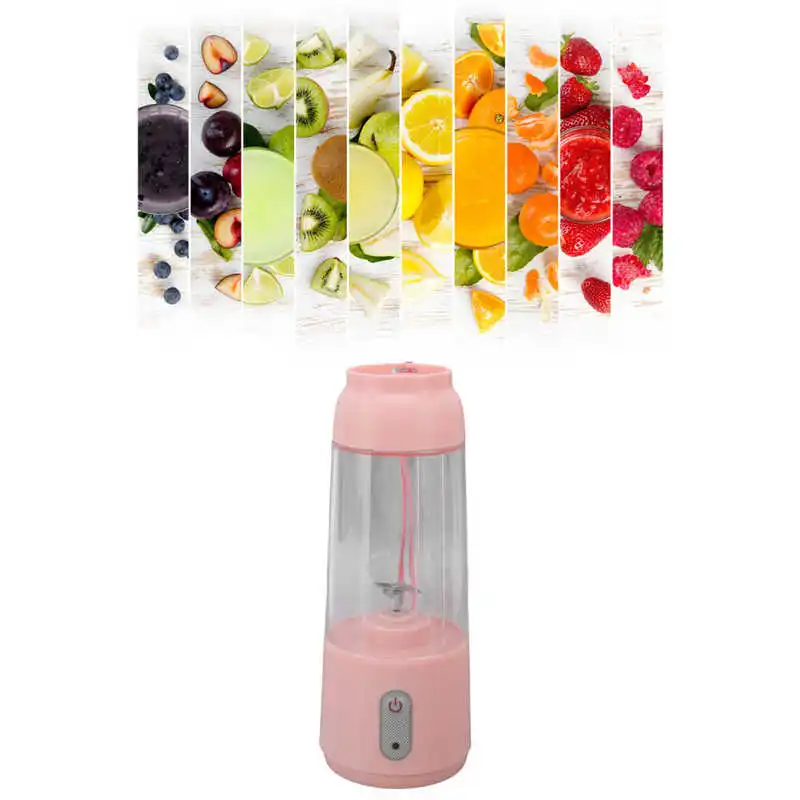 300ML Wireless Blender Portable Blender with Stainless Steel Blade USB Charging Juicer for Shakes Smoothies
300ML Wireless Blender Portable Blender with Stainless Steel Blade USB Charging Juicer for Shakes Smoothies