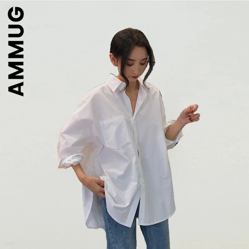 Ammug Fashion Women Shirt Womens Chic Retro Tops Vintage Solid Color Soft New Shirts Basic Top Loose Sexy Blusas Female
Ammug Fashion Women Shirt Womens Chic Retro Tops Vintage Solid Color Soft New Shirts Basic Top Loose Sexy Blusas Female