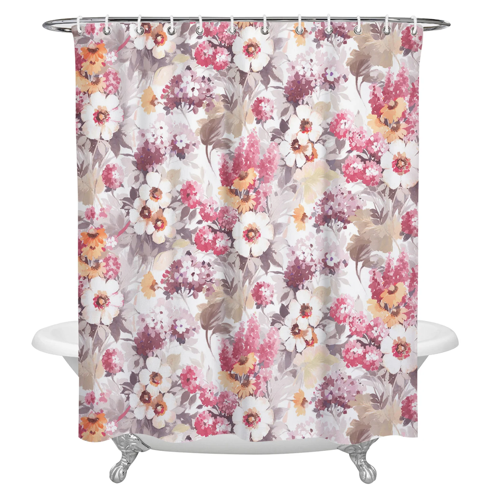 Spring Texture Watercolor Flower Hydrangea Shower Curtain Luxury Bathroom Decor Waterproof Curtains Polyester Bath Curtain
Spring Texture Watercolor Flower Hydrangea Shower Curtain Luxury Bathroom Decor Waterproof Curtains Polyester Bath Curtain