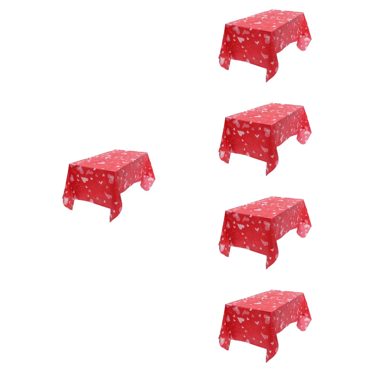 10 pcs Decorative PE Valentine' Day Romantic Heart Pattern Tablecloth Dinner Table Cover Tablecloth
10 pcs Decorative PE Valentine' Day Romantic Heart Pattern Tablecloth Dinner Table Cover Tablecloth