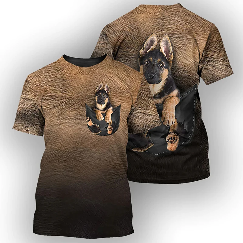 Hot Spring Sales 2023 Summer European and American Men's T-Shirt Creative Fashion Dog Animal 3D Digital Print Round Neck Short S
Hot Spring Sales 2023 Summer European and American Men's T-Shirt Creative Fashion Dog Animal 3D Digital Print Round Neck Short S