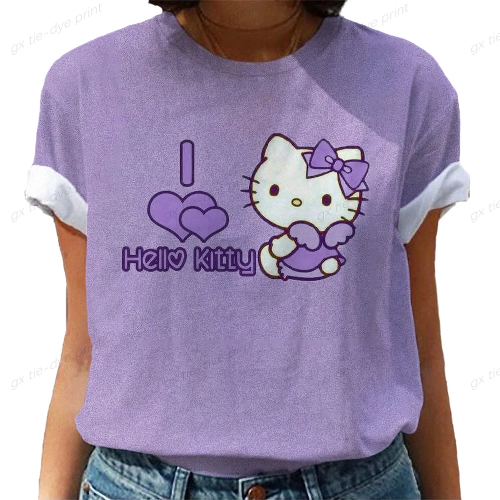 Модная 3D футболка в стиле Харадзюку С рисунком Hello Kitty, футболка большого размера для девочек, новинка, топ с коротким рукавом и круглым вырезом
Модная 3D футболка в стиле Харадзюку С рисунком Hello Kitty, футболка большого размера для девочек, новинка, топ с коротким рукавом и круглым вырезом