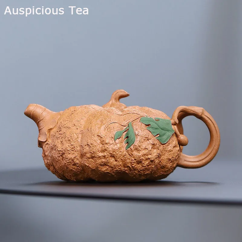 170ml Authentic Raw Ore Huangpo Mud Yixing Zisha Pumpkin Teapot Handmade Household Kung Fu Tea Set Tea Ceremony Accessories Gift
170ml Authentic Raw Ore Huangpo Mud Yixing Zisha Pumpkin Teapot Handmade Household Kung Fu Tea Set Tea Ceremony Accessories Gift