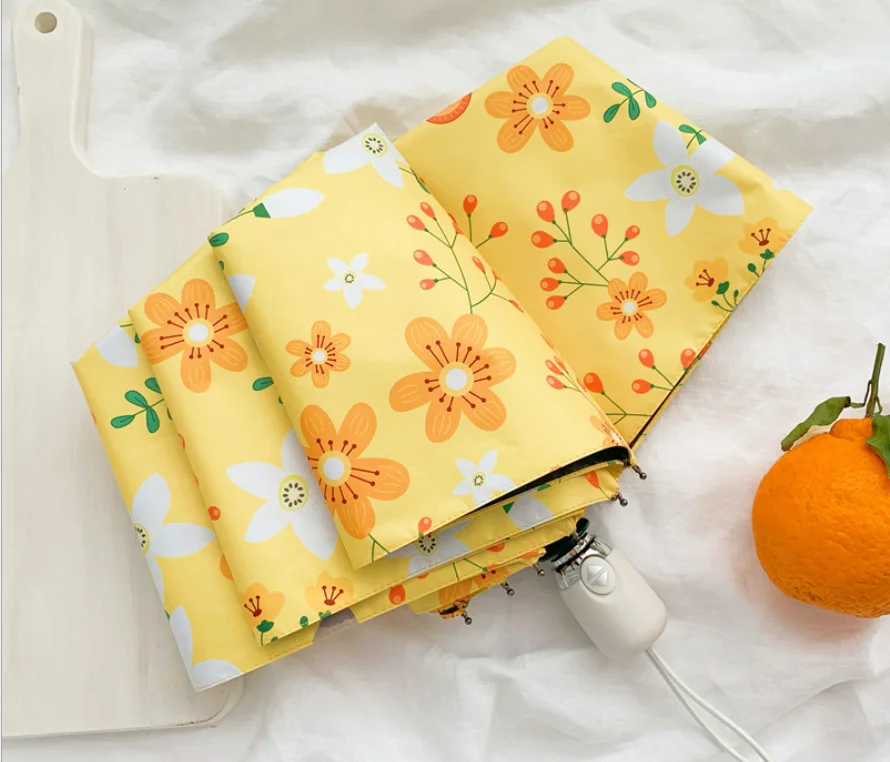 Automatic Umbrella Yellow Flower Sun Protection Windproof Strong Stand Cute Rain&Sun Mini Paraguas
Automatic Umbrella Yellow Flower Sun Protection Windproof Strong Stand Cute Rain&Sun Mini Paraguas