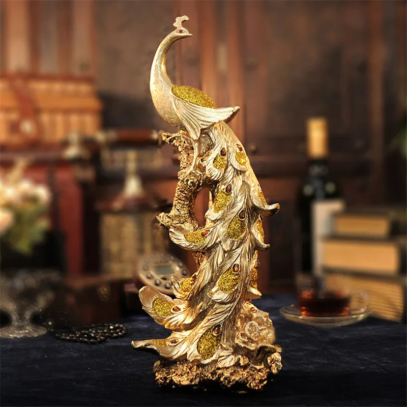 Nordic Resin Phoenix Figurine Pure Golden Bird of Wonder Statue Modern Animal Sculpture Creative Ornament Home Office Decor
Nordic Resin Phoenix Figurine Pure Golden Bird of Wonder Statue Modern Animal Sculpture Creative Ornament Home Office Decor