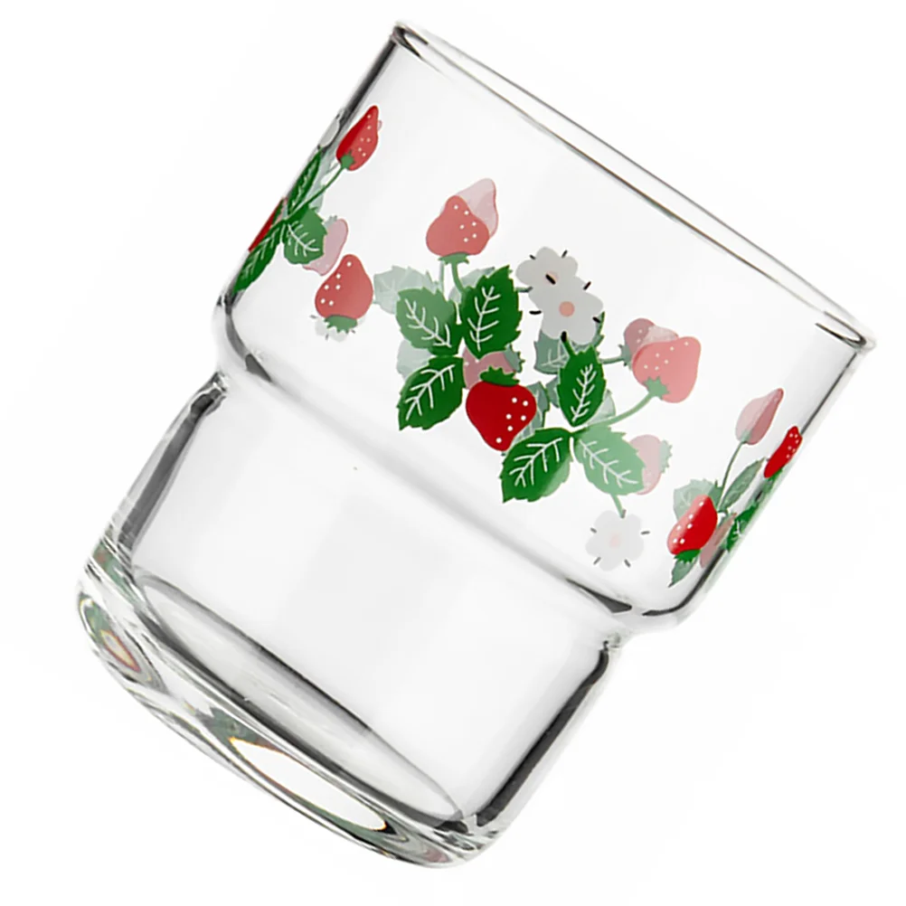 Tea Glass Reusable Water Coffee Strawberry Pattern Cup Hot Chocolate Drinks Cup for Home Restaurant Kitchen
Tea Glass Reusable Water Coffee Strawberry Pattern Cup Hot Chocolate Drinks Cup for Home Restaurant Kitchen