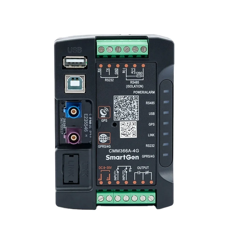 FOR CMM366A-4G cloud server communication module enables the generator set (with SCI) to connect to the Internet
FOR CMM366A-4G cloud server communication module enables the generator set (with SCI) to connect to the Internet