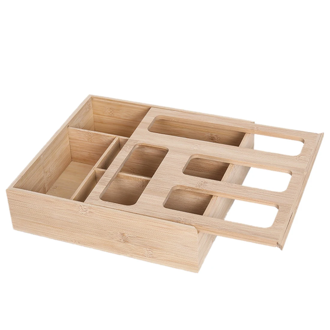 Storage Organizer For Kitchen Drawer, Wooden Baggie Organizer And Bag Organizer, Hefty For Gallon, Quart, Sandwich
Storage Organizer For Kitchen Drawer, Wooden Baggie Organizer And Bag Organizer, Hefty For Gallon, Quart, Sandwich