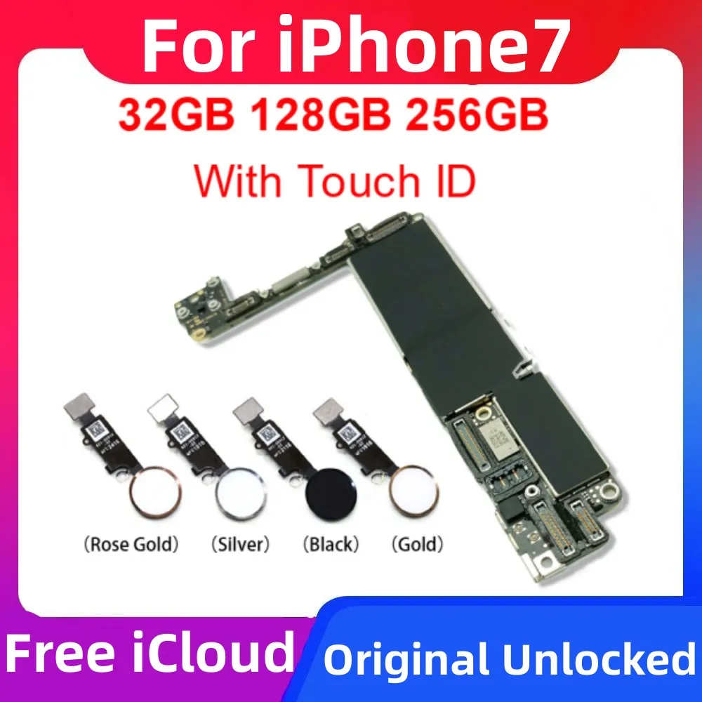 Материнская плата для IPhone 7, 32 ГБ, 128 ГБ, 256 ГБ, с Touch ID, 100% оригинал, бесплатный ICloud для Iphone 7, материнская плата, логические платы, хороший тест
Материнская плата для IPhone 7, 32 ГБ, 128 ГБ, 256 ГБ, с Touch ID, 100% оригинал, бесплатный ICloud для Iphone 7, материнская плата, логические платы, хороший тест