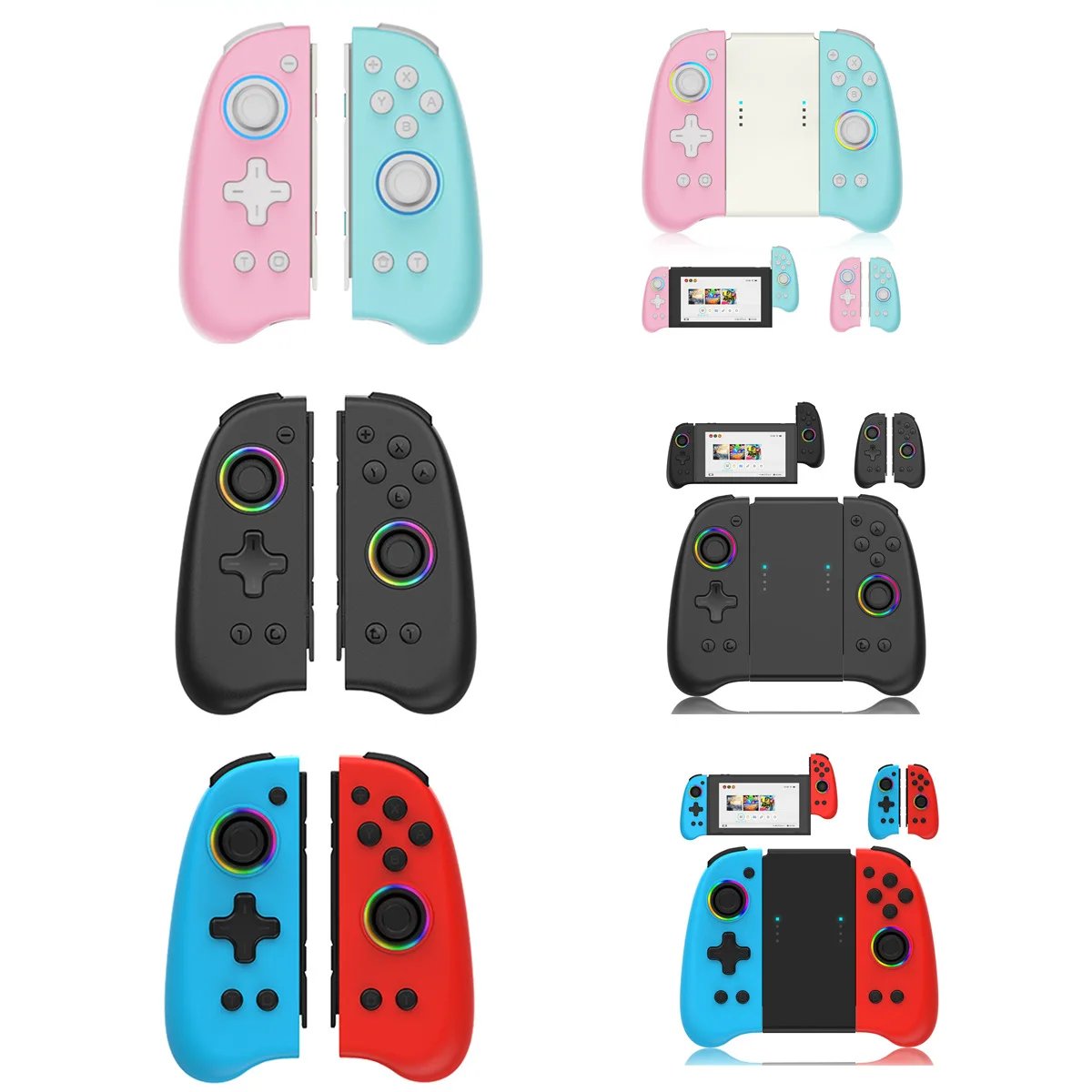 Wireless Gamepad For Nintendo Switch Joy-Con Controller NS Sweat-Proof With Wake Up Game 6-Axis Gyro Handle Accessories
Wireless Gamepad For Nintendo Switch Joy-Con Controller NS Sweat-Proof With Wake Up Game 6-Axis Gyro Handle Accessories
