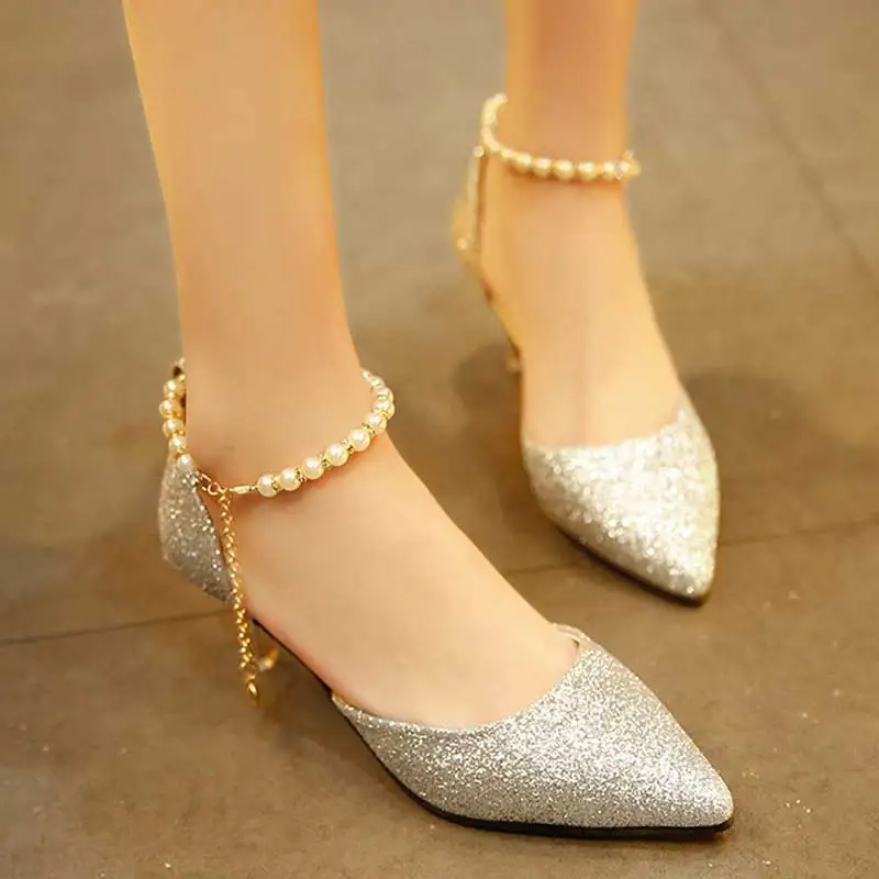 Shiny Women Pearl Buckle Pumps Thin High Heels Crystal Wedding Shoes Bride 2022 Spring Pointed Toe Ladies Luxury Party Pumps
Shiny Women Pearl Buckle Pumps Thin High Heels Crystal Wedding Shoes Bride 2022 Spring Pointed Toe Ladies Luxury Party Pumps