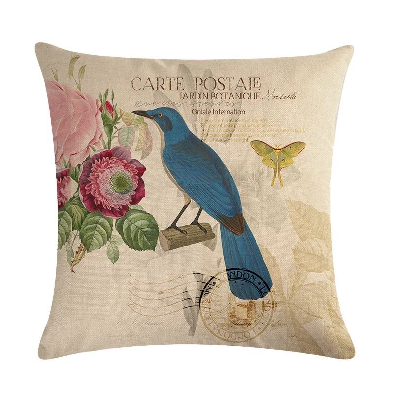 2/4PCS Outdoor Waterproof Pillowcase Vintage Flower Bird Sofa Cushion Case Home Decoration Bed Pillow Cover Car Cushion Cover
2/4PCS Outdoor Waterproof Pillowcase Vintage Flower Bird Sofa Cushion Case Home Decoration Bed Pillow Cover Car Cushion Cover