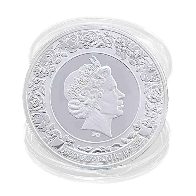 Памятная монета королевы Елизаветы II 1926-2022, памятные монеты ее величества, королевы, круглый медальон, железные монеты, сувенир, подарок для 
Памятная монета королевы Елизаветы II 1926-2022, памятные монеты ее величества, королевы, круглый медальон, железные монеты, сувенир, подарок для