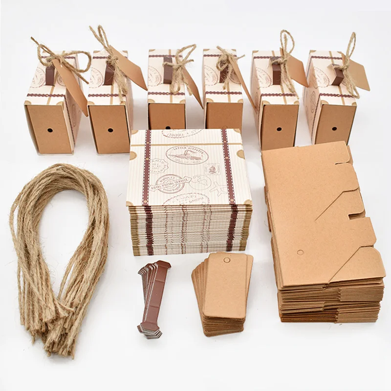10/20pcs Travel Suitcase Candy Box Kraft Paper Gift Boxes Wedding Birthday Party Decoration Supplies Christmas Gift Packaging
10/20pcs Travel Suitcase Candy Box Kraft Paper Gift Boxes Wedding Birthday Party Decoration Supplies Christmas Gift Packaging