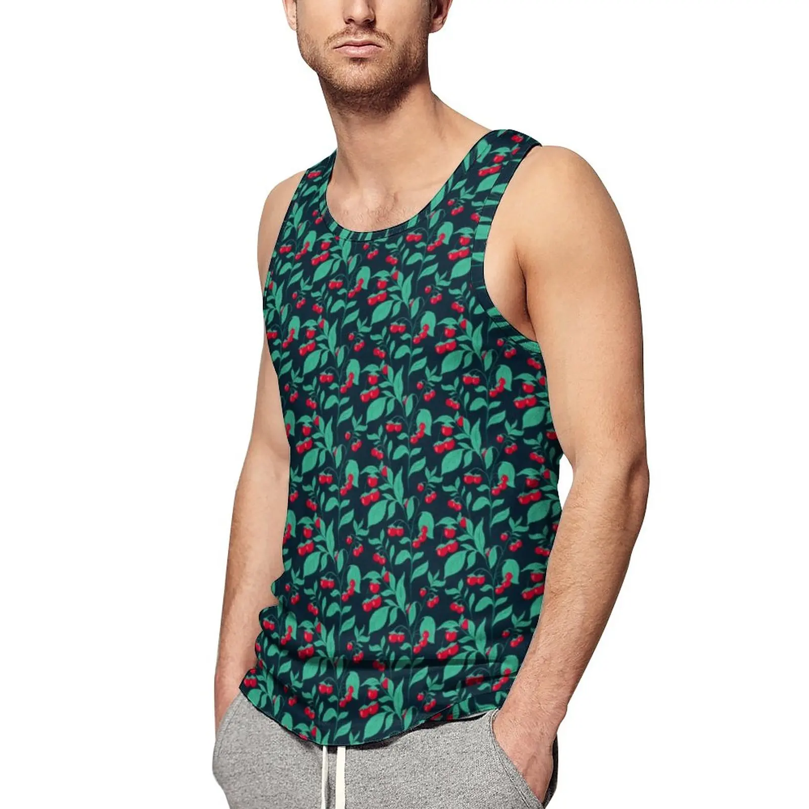 Cherry Tomatoes Tank Top Males Green Leaves Print Tops Summer Graphic Workout Sportswear Oversized Sleeveless Shirts
Cherry Tomatoes Tank Top Males Green Leaves Print Tops Summer Graphic Workout Sportswear Oversized Sleeveless Shirts