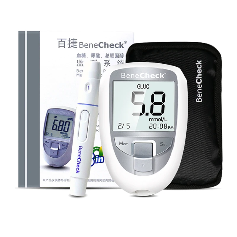 3 In 1 Multi Function Uric Acid Diabetes Cholesterol Tester Meter System Blood Sugar Glucose Test Strips Lancets Free
3 In 1 Multi Function Uric Acid Diabetes Cholesterol Tester Meter System Blood Sugar Glucose Test Strips Lancets Free