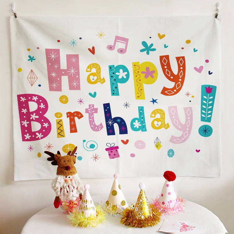 Birthday Photo Background Hanging Cloth Children's Party Decoration Scene Layout Backdrop Wall Photo Parties Supply Baby Shower
Birthday Photo Background Hanging Cloth Children's Party Decoration Scene Layout Backdrop Wall Photo Parties Supply Baby Shower