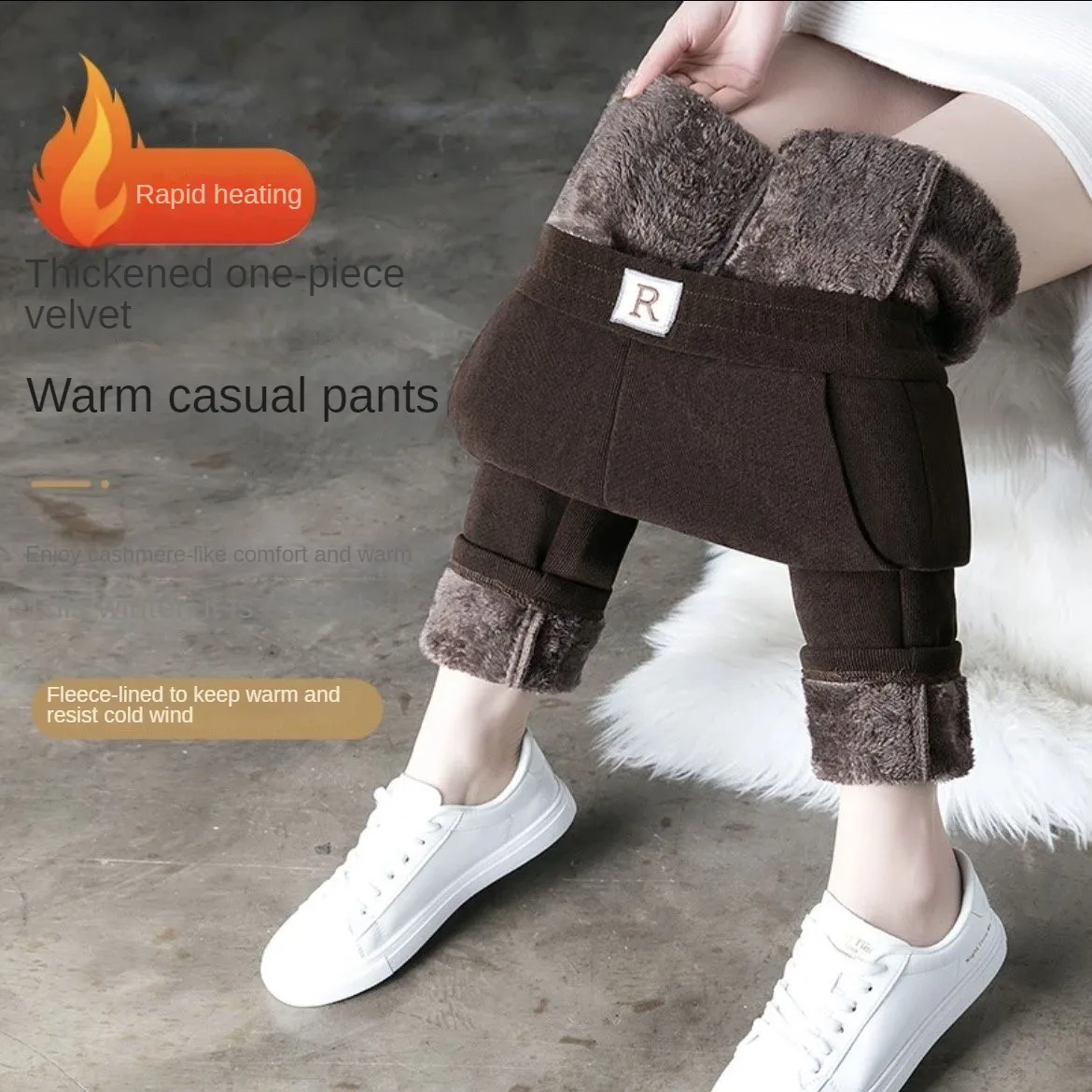 Women's Thick Velvet Fabric Women's Pants, Casual Pants, Warm, High Waist, Every Match, Women's Fashion, Fall, Winter, 2023
Women's Thick Velvet Fabric Women's Pants, Casual Pants, Warm, High Waist, Every Match, Women's Fashion, Fall, Winter, 2023