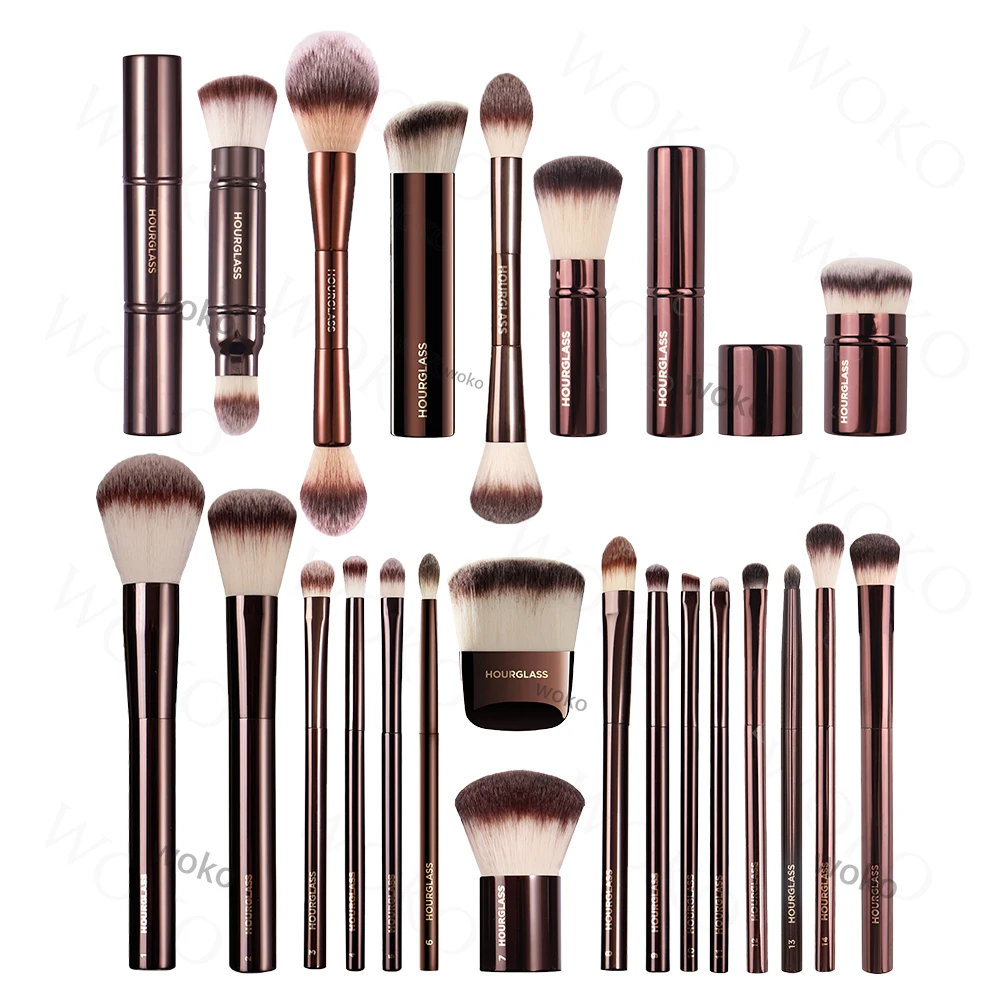 Hourglass Makeup Brush Set Retractable Kabuki Powder Blush Brush Seamless Finish Foundation Brush Shadow Eye Makeup Brushes Set
Hourglass Makeup Brush Set Retractable Kabuki Powder Blush Brush Seamless Finish Foundation Brush Shadow Eye Makeup Brushes Set