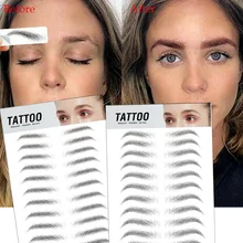 1pcs Water Transfer Eyebrow Sticker Long Lasting Makeup Cosmetics Waterproof Hair-like Authentic False Eyebrows Tattoo Stickers