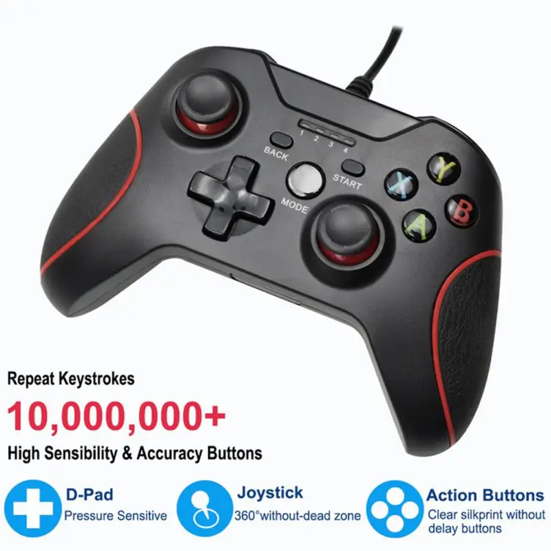 

Joypad Accessorie Wired Usb Gamepad High Quality For Android Phone Game Controller For Pc For Sony Ps3 Joystick Console Controle