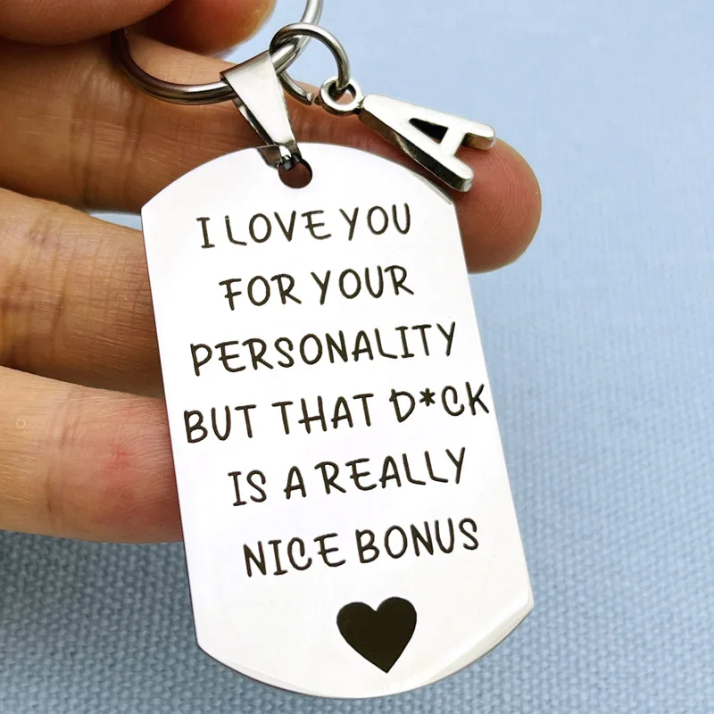 Funny Gifts for Boyfriend Husband I Love You for Your Personality Keychain Unique Rude Birthday Anniversary for Him Fiance Men
Funny Gifts for Boyfriend Husband I Love You for Your Personality Keychain Unique Rude Birthday Anniversary for Him Fiance Men