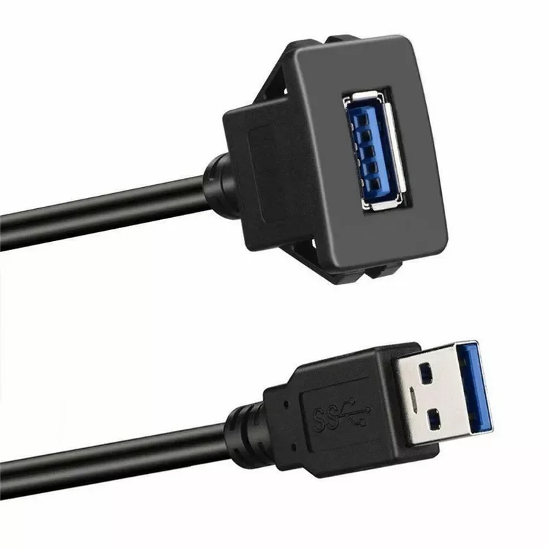 2023New USB 3.0 Panel Flush Mount Extension Cable with Buckle for Car Truck Boat Motorcycle Dashboard 1M
2023New USB 3.0 Panel Flush Mount Extension Cable with Buckle for Car Truck Boat Motorcycle Dashboard 1M
