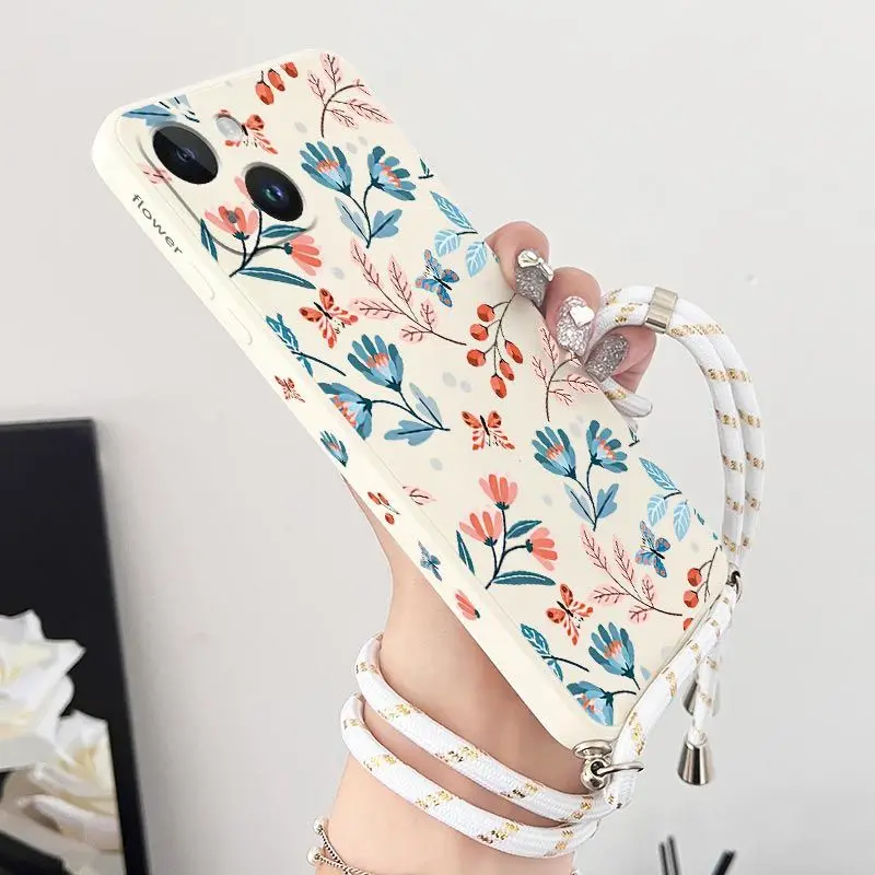 Sunrise Floral Crossbody Lanyard Silicone Phone Case For iPhone 14 13 12 11 Plus Pro Max Mini X XR XS SE2020 8 7 6 6S Plus Cover
Sunrise Floral Crossbody Lanyard Silicone Phone Case For iPhone 14 13 12 11 Plus Pro Max Mini X XR XS SE2020 8 7 6 6S Plus Cover