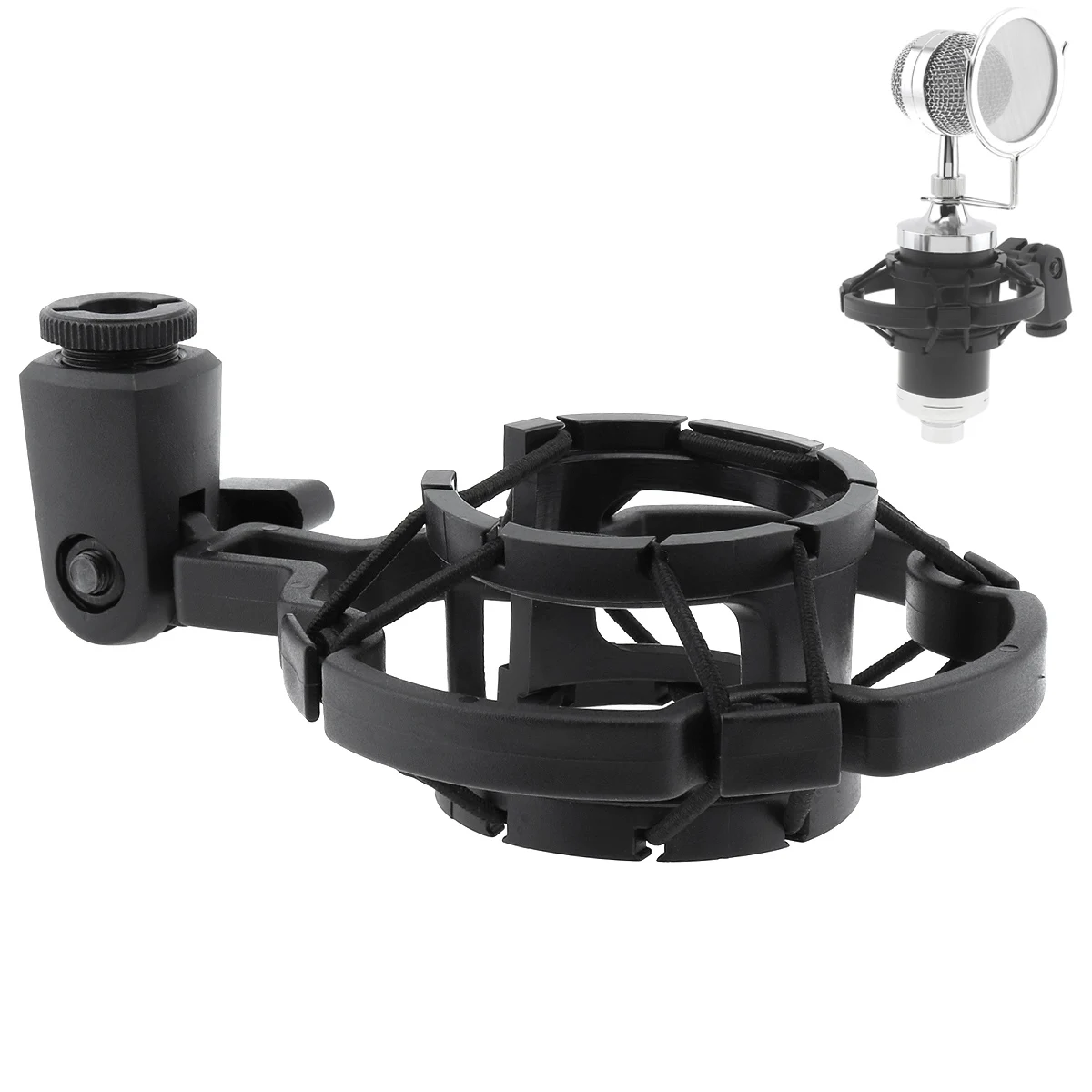 Plastic Recording Studio Clip Spider Microphone Stand Shock Mount Microphone Accessories with Transfer for Computer Condenser
Plastic Recording Studio Clip Spider Microphone Stand Shock Mount Microphone Accessories with Transfer for Computer Condenser