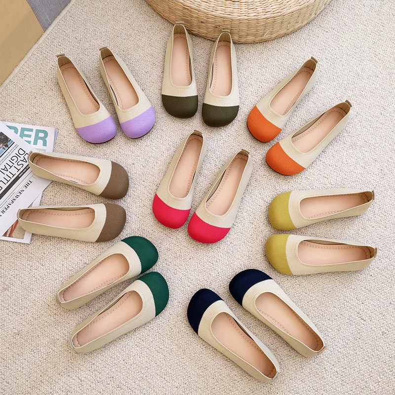 Fashion Color Matching Loafers Flat Comfortable Women's Single Shoes Round Toe Casual Women's Shoes Plus Size
Fashion Color Matching Loafers Flat Comfortable Women's Single Shoes Round Toe Casual Women's Shoes Plus Size