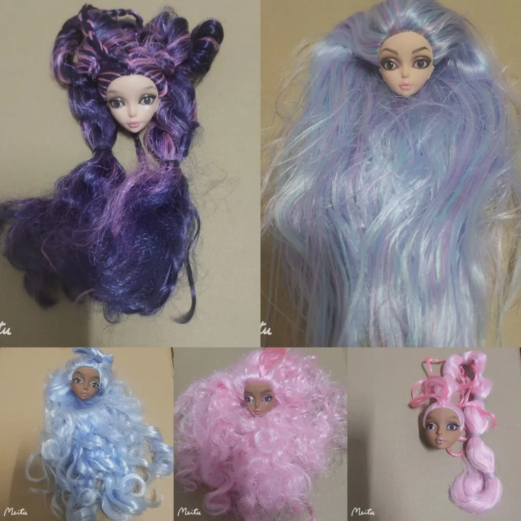 New Fashion Doll Head Beautiful long hair Purple pink 3D eyes doll Accessories girl head
New Fashion Doll Head Beautiful long hair Purple pink 3D eyes doll Accessories girl head