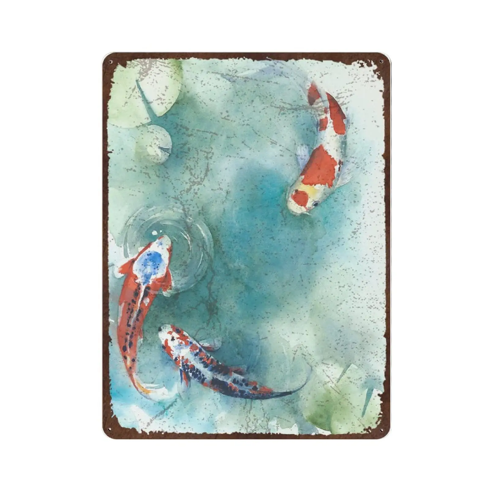 Vintage Tin Sign,Metal Plate Decorative Sign,Koi Fish Painting, Zen Wall Art, Koi Art,Zen Painting, Koi Fish Wall Decor,Iron Wal
Vintage Tin Sign,Metal Plate Decorative Sign,Koi Fish Painting, Zen Wall Art, Koi Art,Zen Painting, Koi Fish Wall Decor,Iron Wal