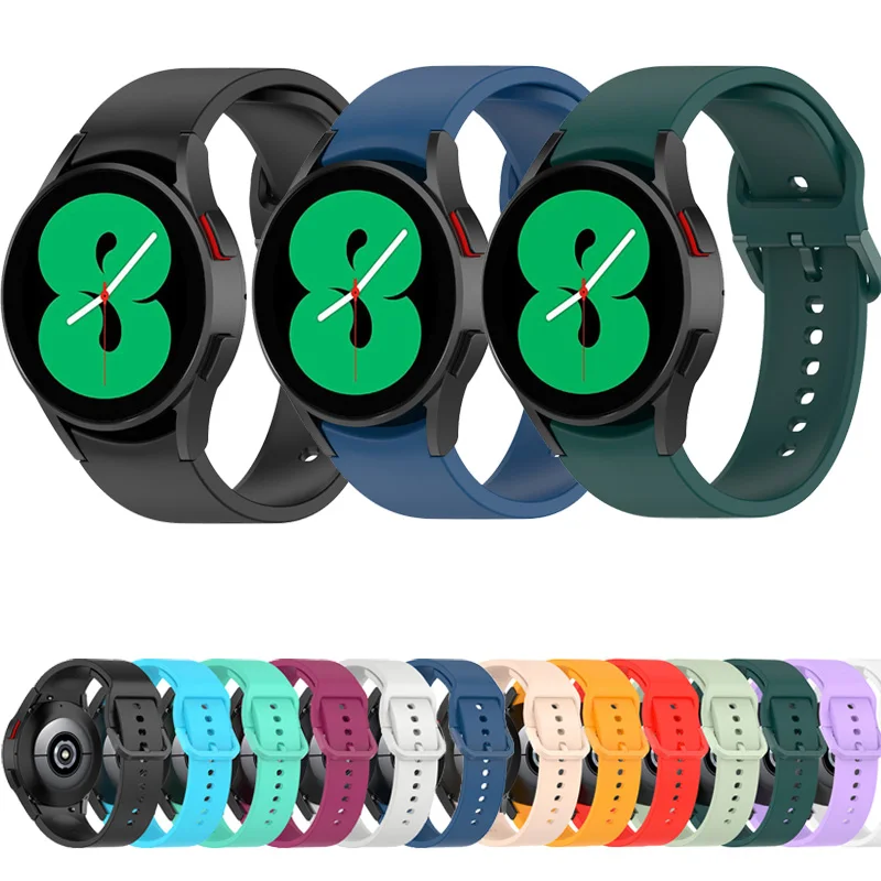 20mm Silicone Strap For Samsung Galaxy Watch5 pro Sports Band For Galaxy Watch 4 classic/watch3 41mm Smartwatch Bracelet
20mm Silicone Strap For Samsung Galaxy Watch5 pro Sports Band For Galaxy Watch 4 classic/watch3 41mm Smartwatch Bracelet