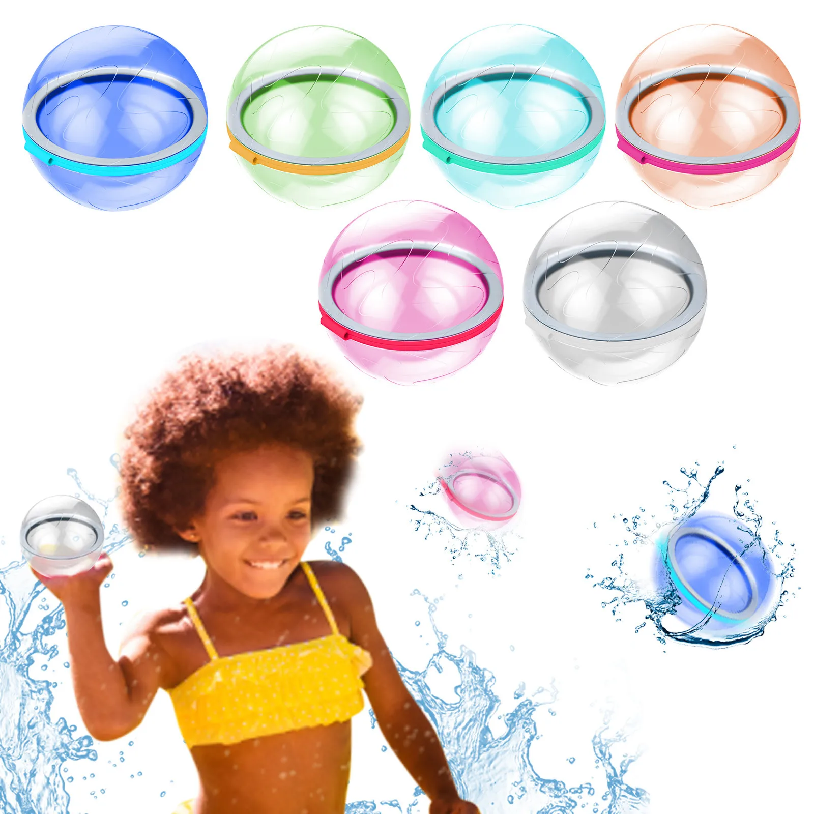 Water Bomb Splash Balls Reusable Water Balloons Water Absorbent Ball Kids Pool Toys Outdoor Pools Water Activities Outdoor Games
Water Bomb Splash Balls Reusable Water Balloons Water Absorbent Ball Kids Pool Toys Outdoor Pools Water Activities Outdoor Games