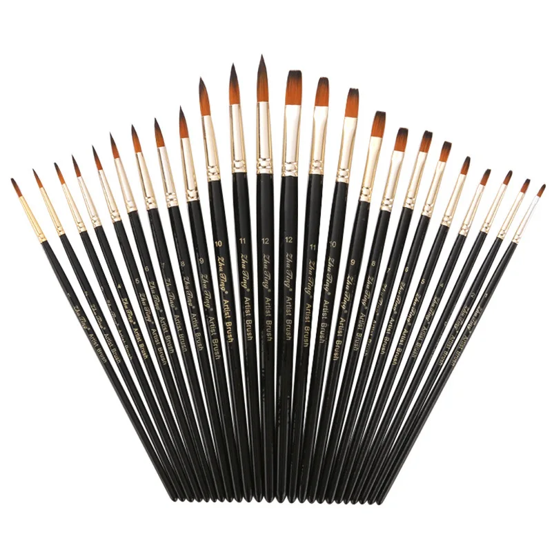 Nylon Watercolor Paint Brushes Gouache Acrylic Painting Brush Pen For Art Supplies
Nylon Watercolor Paint Brushes Gouache Acrylic Painting Brush Pen For Art Supplies
