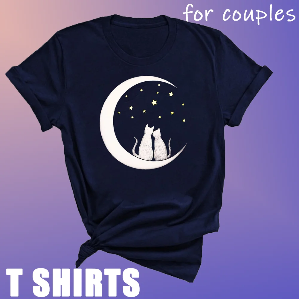 Loose Summer Casual Home Short Sleeve T Shirts For Couples Print O Neck Tops Clothing Male Female Streetwear Fashion
Loose Summer Casual Home Short Sleeve T Shirts For Couples Print O Neck Tops Clothing Male Female Streetwear Fashion