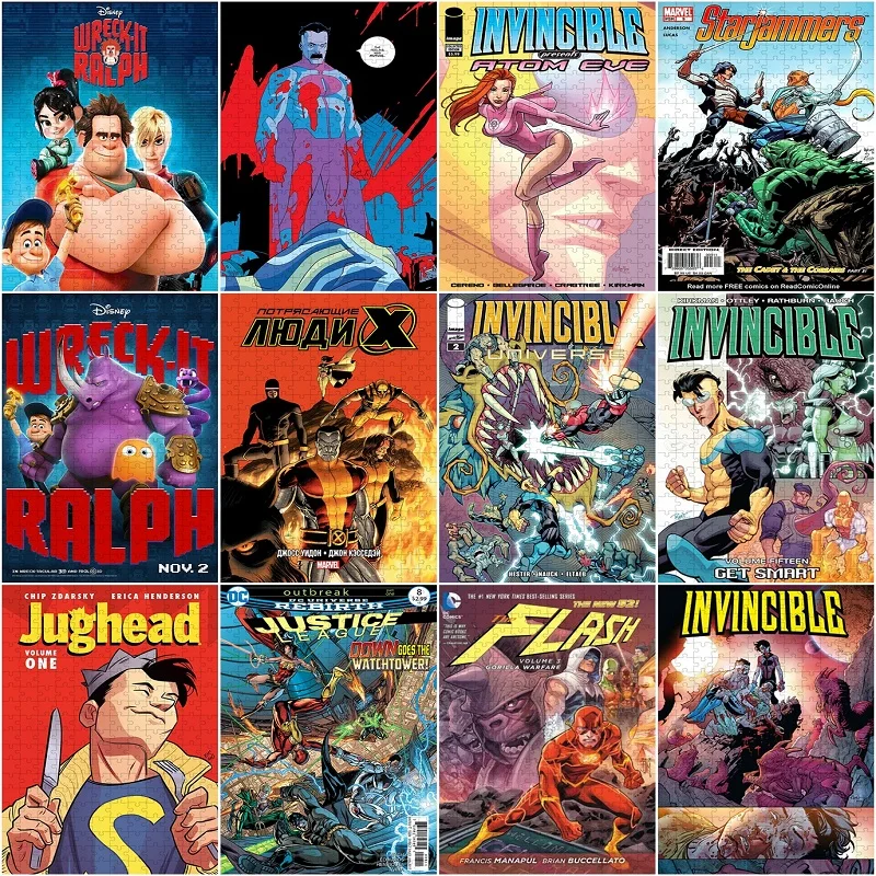 Пазлы из мультфильмов Disney, Dc Comics, Marvel, 300/500/1000 шт.
Пазлы из мультфильмов Disney, Dc Comics, Marvel, 300/500/1000 шт.